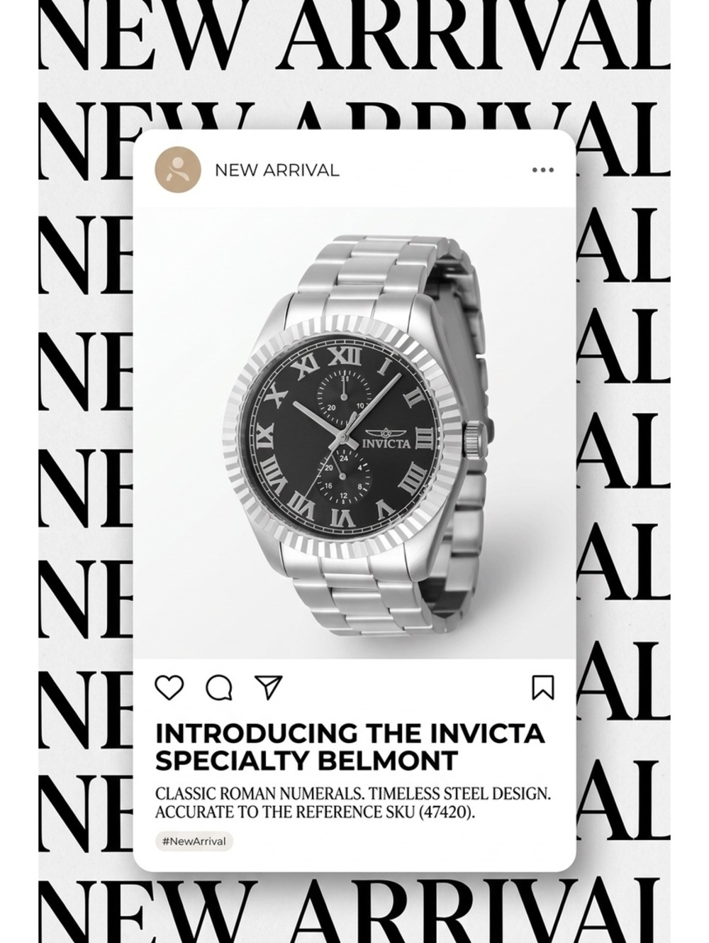 INVICTA SPECIALTY BELMONT MENS WATCH 43mm